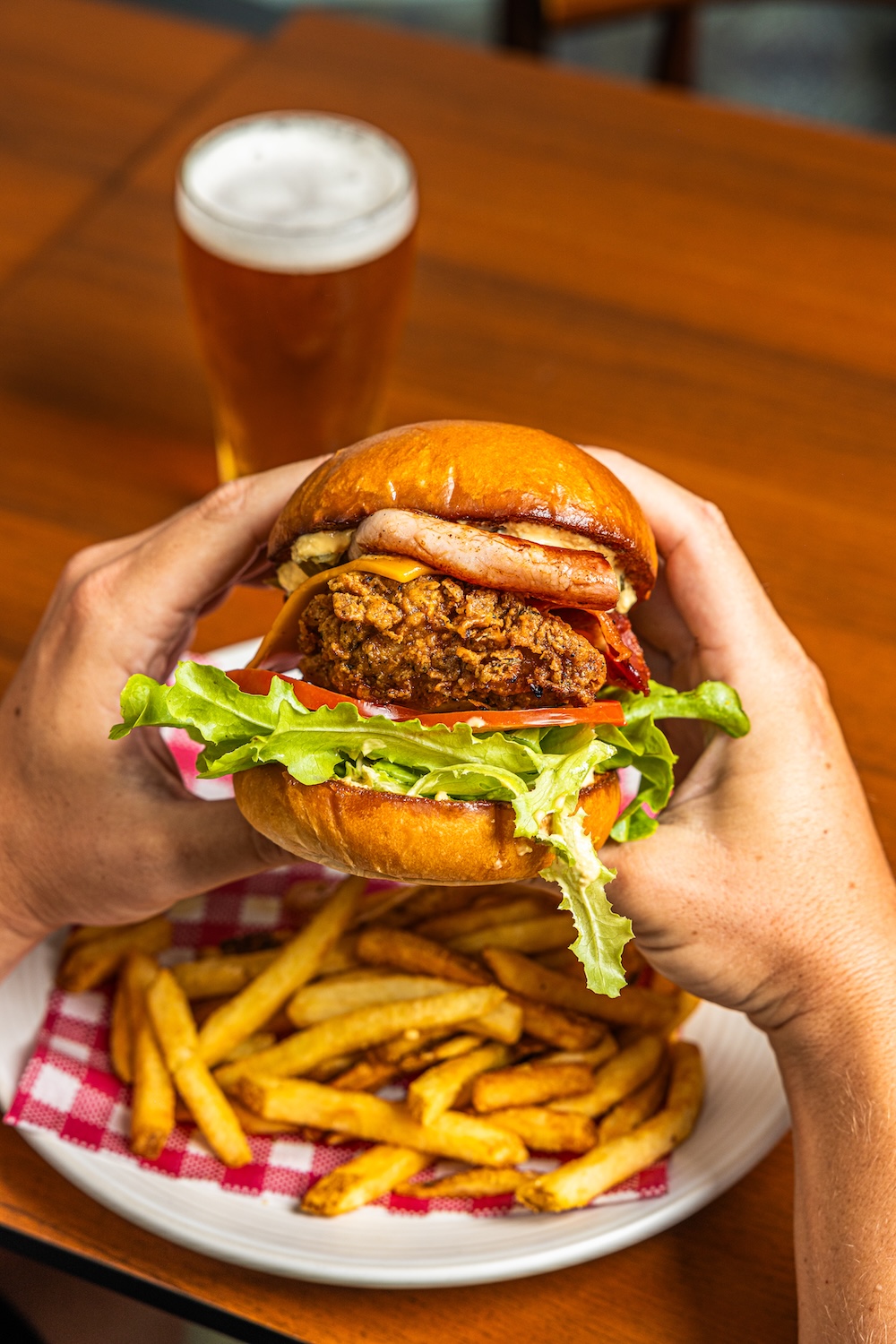 Fried Chicken Burger