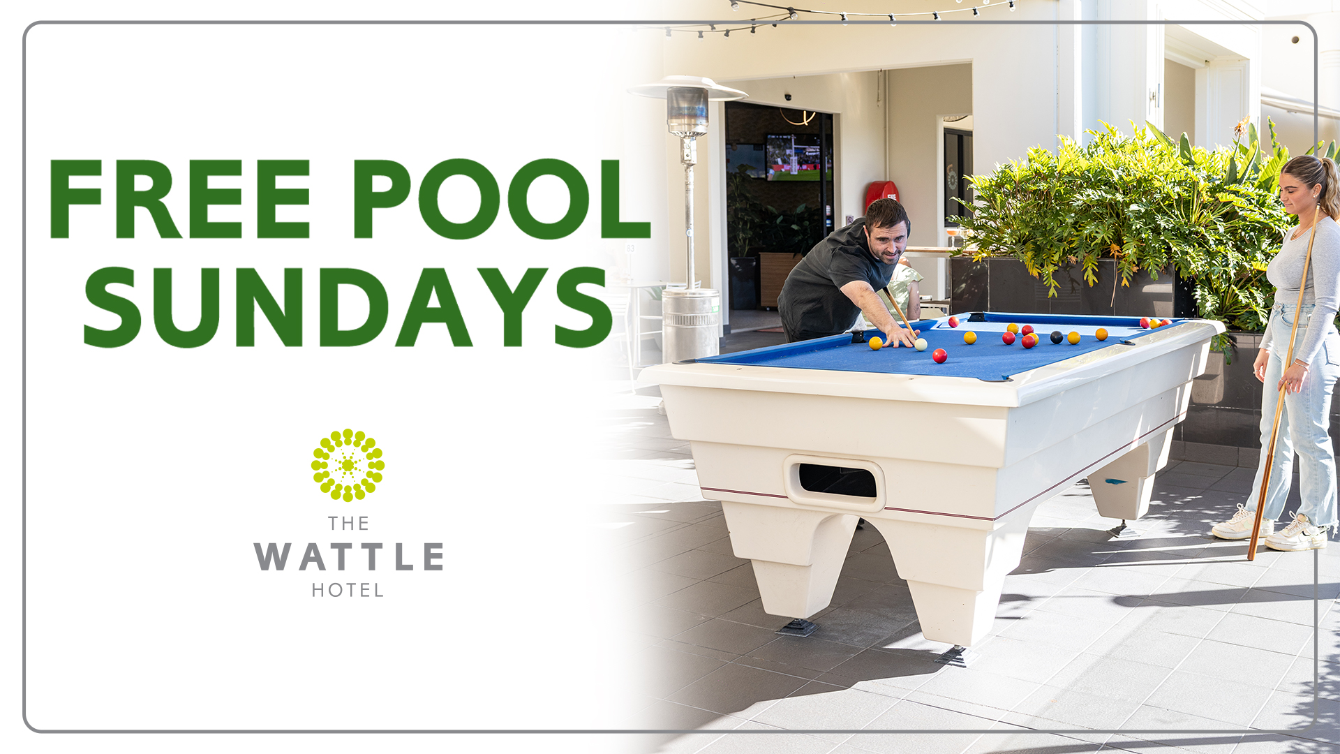 SUNDAY FREE POOL