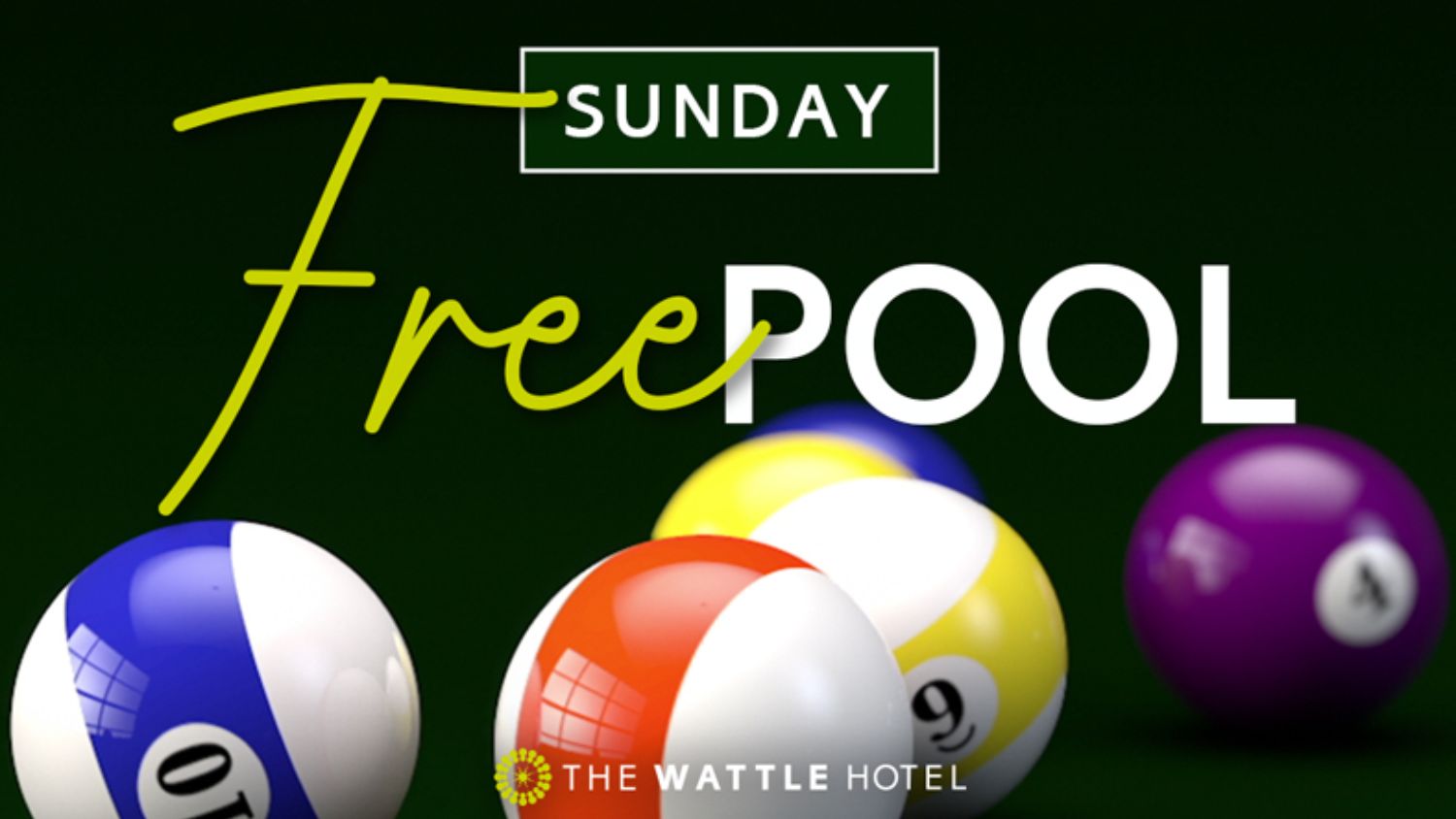 SUNDAY FREE POOL